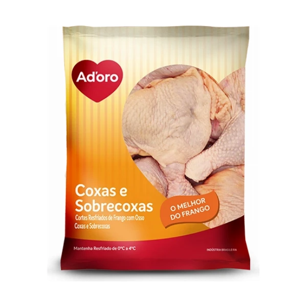 Coxas e Sobrecoxas Cortes Resfriados com Osso
