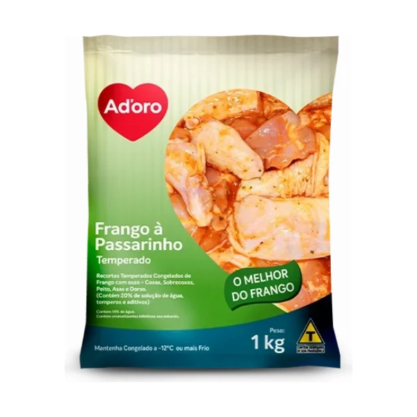 Frango a Passarinho Temperados Congelados