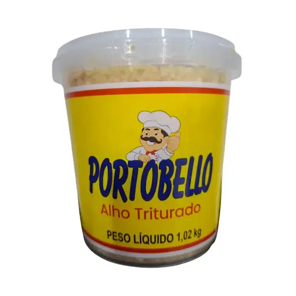 ALHO TRITURADO BALDE PORTOBELLO