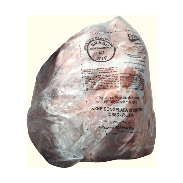 Paleta Suina sem osso pele FRIELLA Congelado
