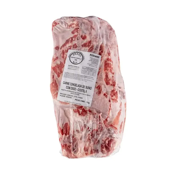 Costela Suina com osso FRIVATTI Congelado no Atacado - Distribuidora 3G Foods