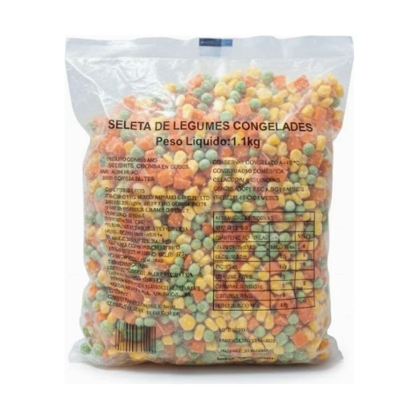 Seleta Legumes QUINGDAO Congelado | Food Service SP Seleta Legumes QUINGDAO Congelado no Atacado - Distribuidora 3G Foods