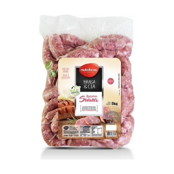 LINGUIÇA Apimentada Fina NUTRIBRAS Congelado
