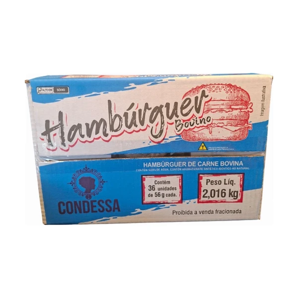 Hambúrguer 56G CONDESSA Congelado