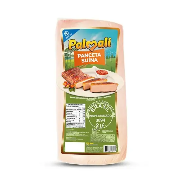 Barriga Suina PALMALI Congelado | Food Service SP Barriga Suina PALMALI Congelado no Atacado - Distribuidora 3G Foods