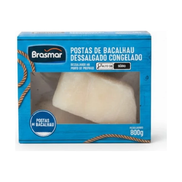 Bacalhau Posta BRASMAR Congelado 9,6 Kg