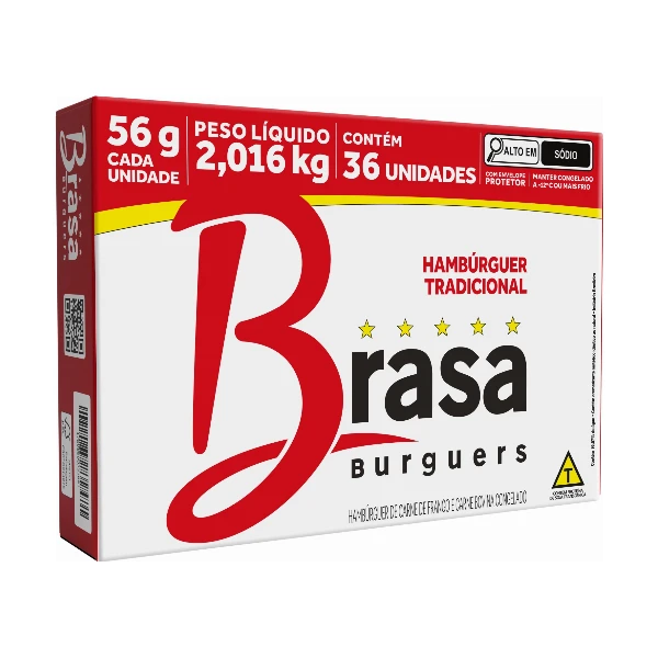 Hambúrguer 56G BRASA Congelado