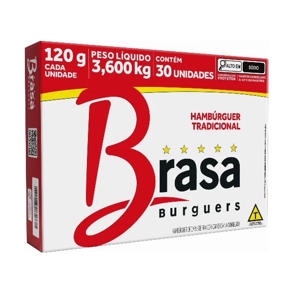 Hambúrguer 120G BRASA Congelado
