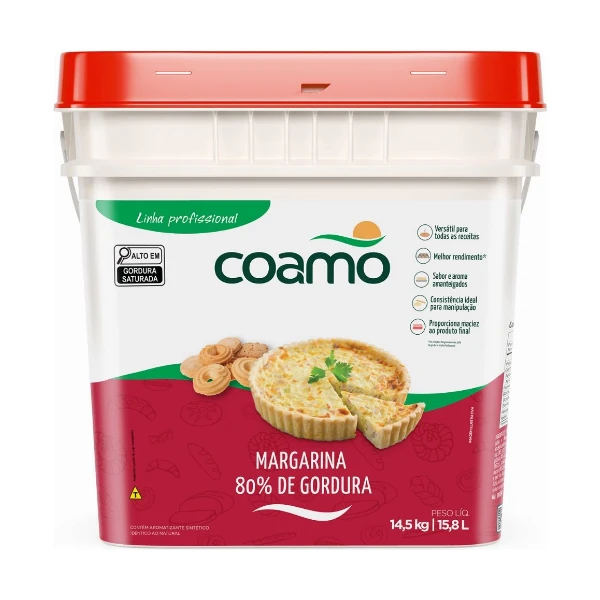 Margarina 80% Gordura com sal COAMO