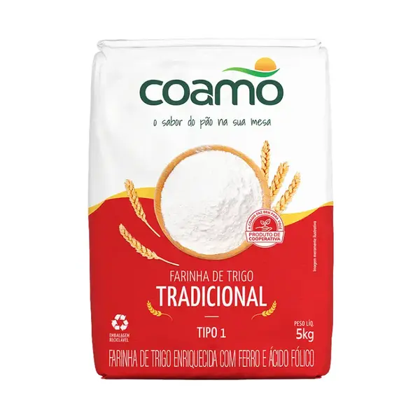 Farinha Trigo Tradicional Tipo 1 5X5KG COAMO