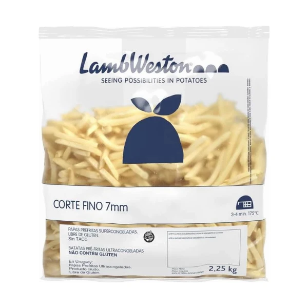 Batata Lambweston 7mm 8x2,25kg 807822