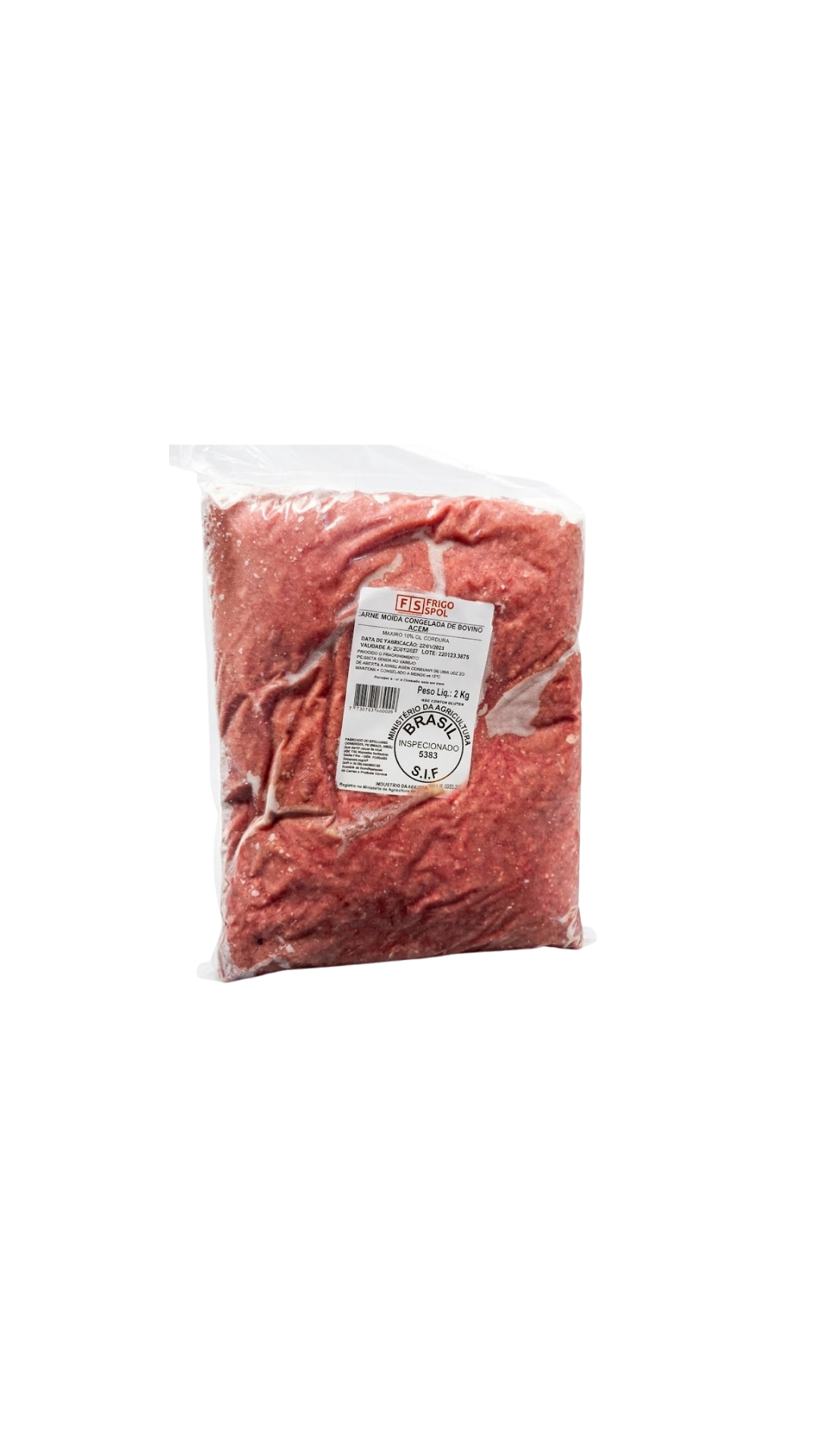 Carne Moida Acém FRIGO SPOL Congelada . 18KG.
