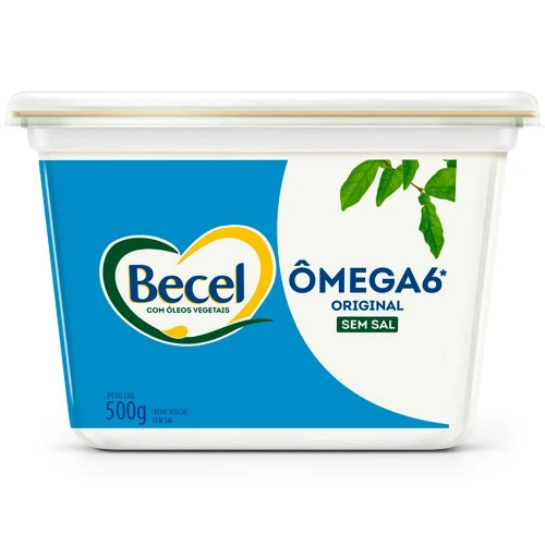 Margarina Becel Original Ômega Sem Sal 500 g - 38620