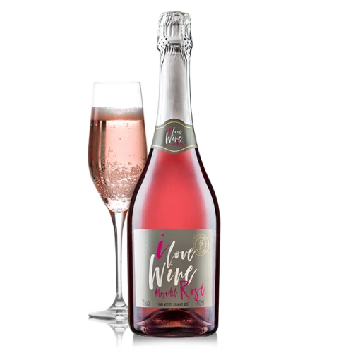 BEB ESPUMANTE I LOVE WINE MOSCATEL 750ML - ROSE CX6