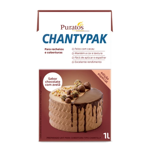 Chantypack Puratos Chocolate e Avelã 1 Lt - 39419