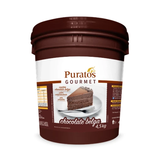 Recheio Gourmet Puratos Bd Chocolate Belga 4 kg - 39465