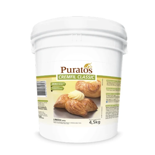 Recheio Cremfil Classic Puratos Bd Limão 4,5 kg - 39479