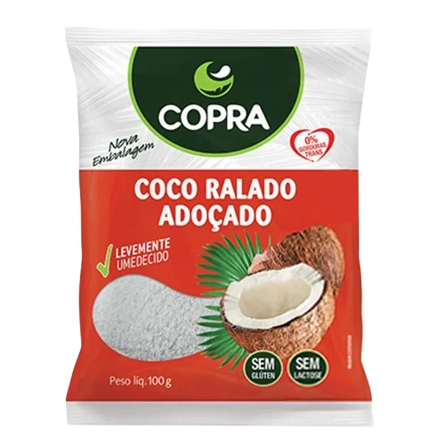 coco ぺージ Coco Ralado Ducoco Flocos Umido Adocado 100Gr - Embalagem