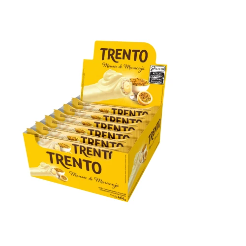 CHOCOLATE TRENTO DP16 29G - MARACUJA CX8
