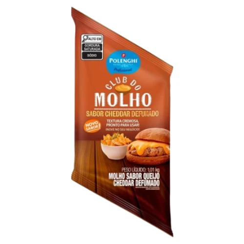 MOLHO CLUB DO MOLHO POLENGHI BISNAGA 1,01 - CHEDDAR CX6