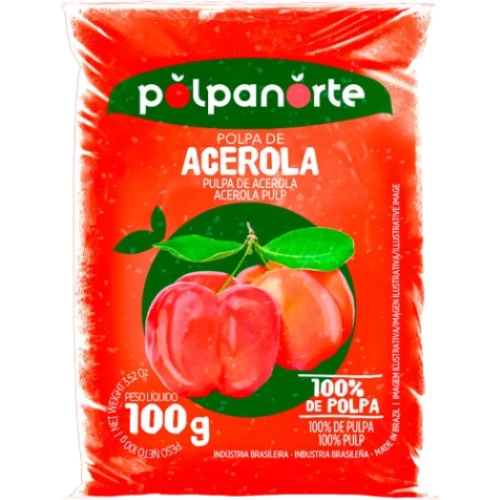 Polpa Fruta Congelado Polpanorte 100 Gramas - Acer Ceno