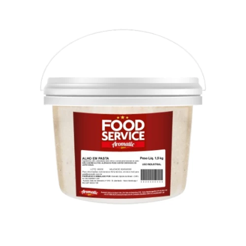 ALHO EM PASTA AROMATIC BALDE 1,5KG - CX4