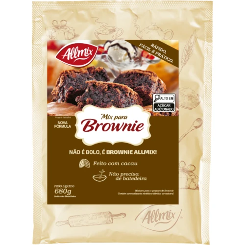 MISTURA BROWNIE ALLMIX 680G - CX30