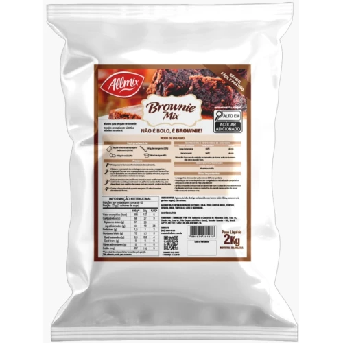 MISTURA BROWNIE ALLMIX 2KG - CX10
