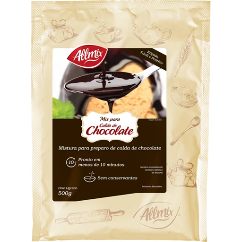 PRE MISTURA CALDA CHOCOLATE ALLMIX 335G - CX50