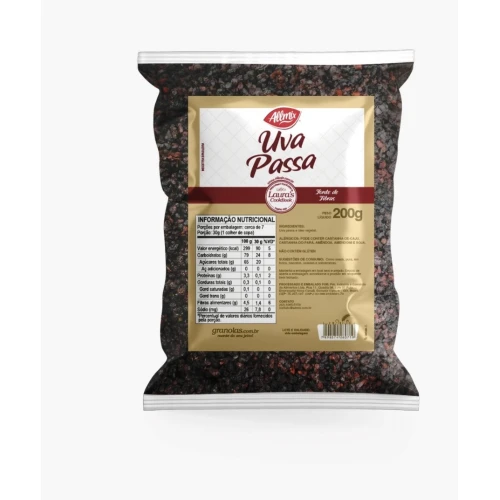 UVA PASSA PRETA ALLMIX 200G - CX12