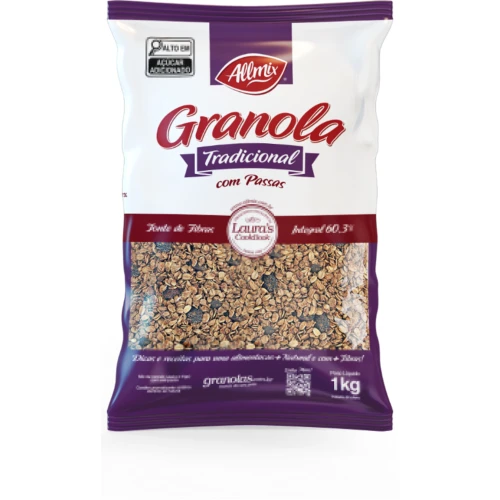 GRANOLA ALLMIX 1KG - PASSAS CX20