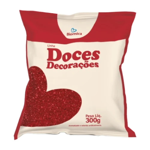 ACUCAR GLITTER BIOMICA 300G - FD10