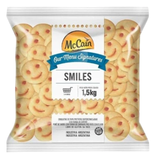 BATATA SMILES CONG MCCAIN 1,5KG LATAM - CX6