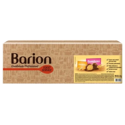 BOMBOM C/ COBERTURA RECH BARION 2,3KG - AMEND CX4