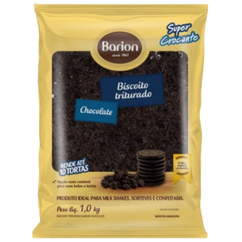 BISCOITO TRITURADO BARION 1KG - CHOC CX6