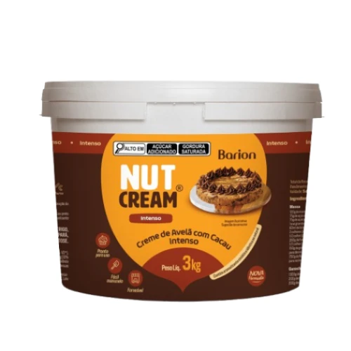 CREME DE AVELA NUTCREAM BALDE BARION 3KG - .