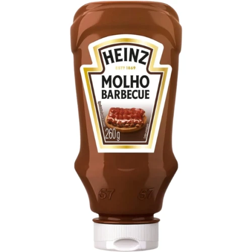 MOLHO BARBECUE HEINZ SQUEEZE 260G - CX16