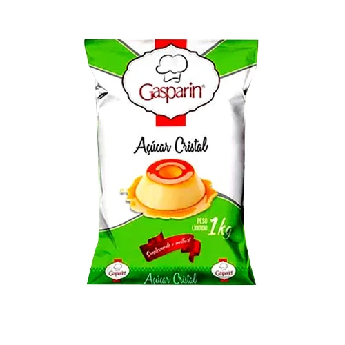 ACUCAR CRISTAL GASPARIN 1KG - FD10