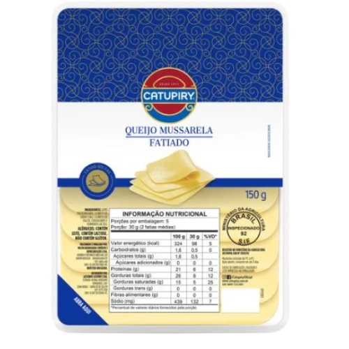 QUEIJO MUSSARELA FAT CATUPIRY 150G - CX24